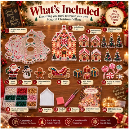✨🔥Sparkling Christmas Church DIY Gem Art Kit