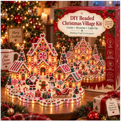 ✨🔥Sparkling Christmas Church DIY Gem Art Kit