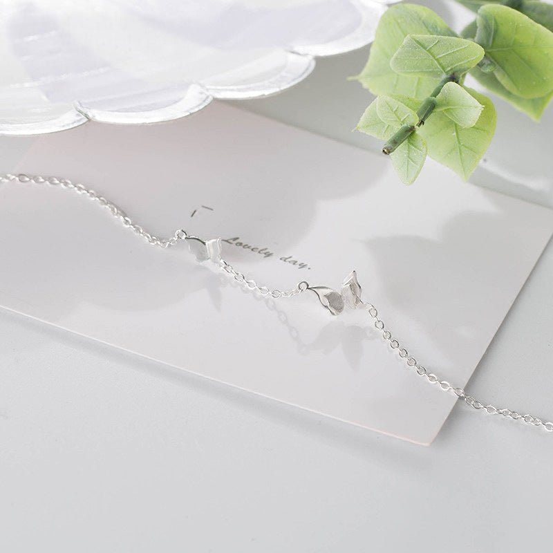 Simple Two Small Butterfly Hand Jewelry