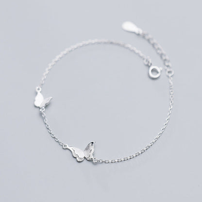 Simple Two Small Butterfly Hand Jewelry