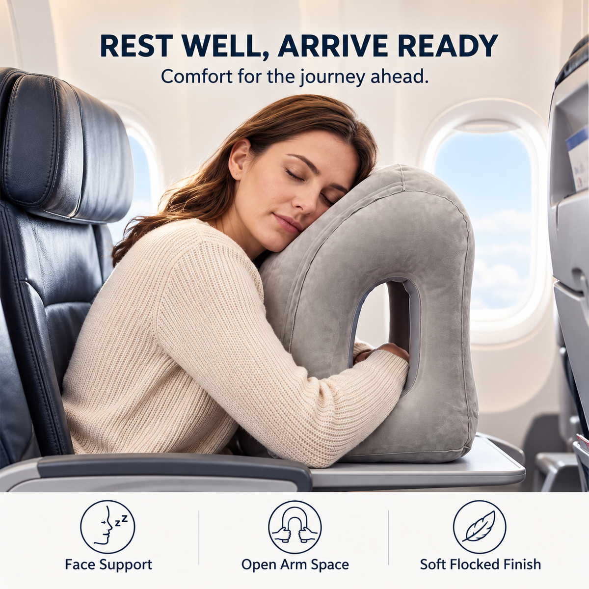 🔥Last Day 49% OFF -Inflatable Travel Pillow💤