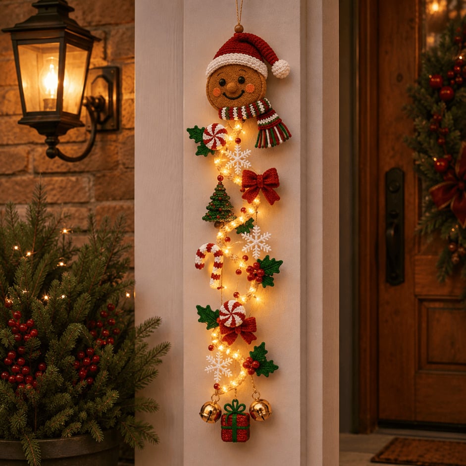 ⏳ Last day! 59% OFF – 🎅 Glowing Christmas Door Hanger