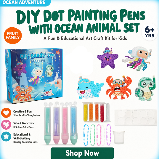 Magical Bead Painting – DIY Set for Kids