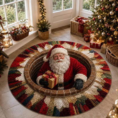 🎃🎄 3D Illusion Holiday Rug – Spooky Halloween & Christmas Magic for Your Home