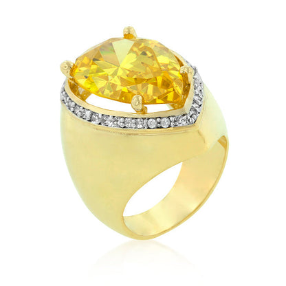 Simple Cubic Zirconia Ring Set