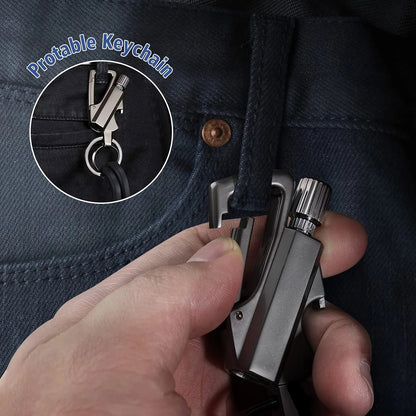 3-in-1 EDC Permanent Match Keychain: Never Run Out of Fire