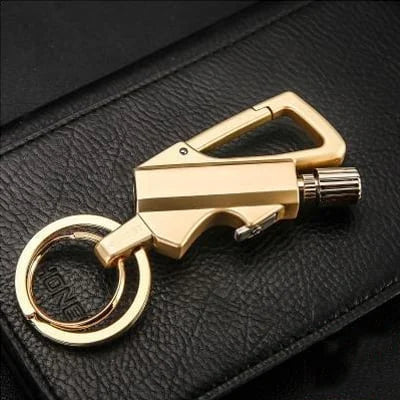 3-in-1 EDC Permanent Match Keychain: Never Run Out of Fire