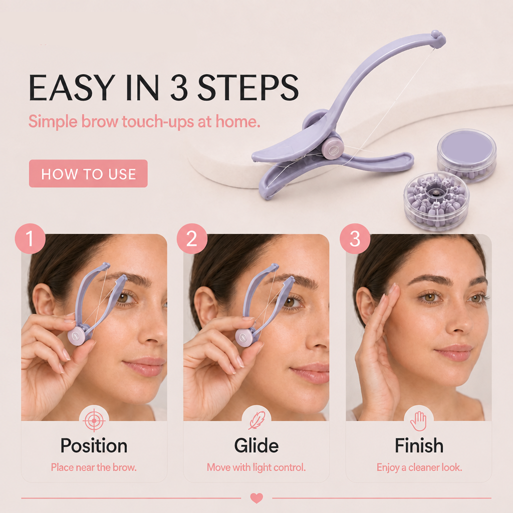 🥳2026 HOT SALE💞Precise Brow Threading Tool